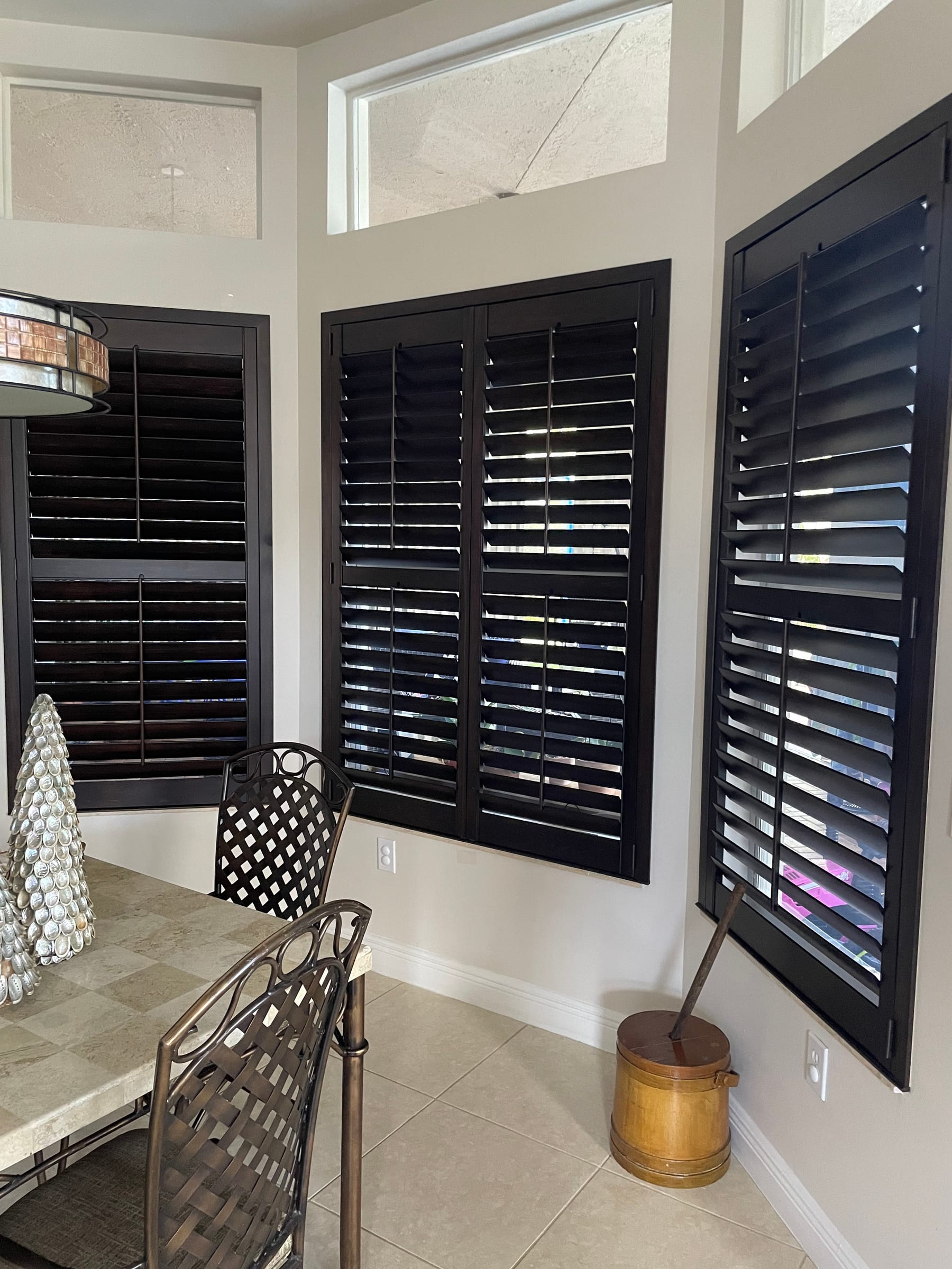 Shutters installed in a South Florida home