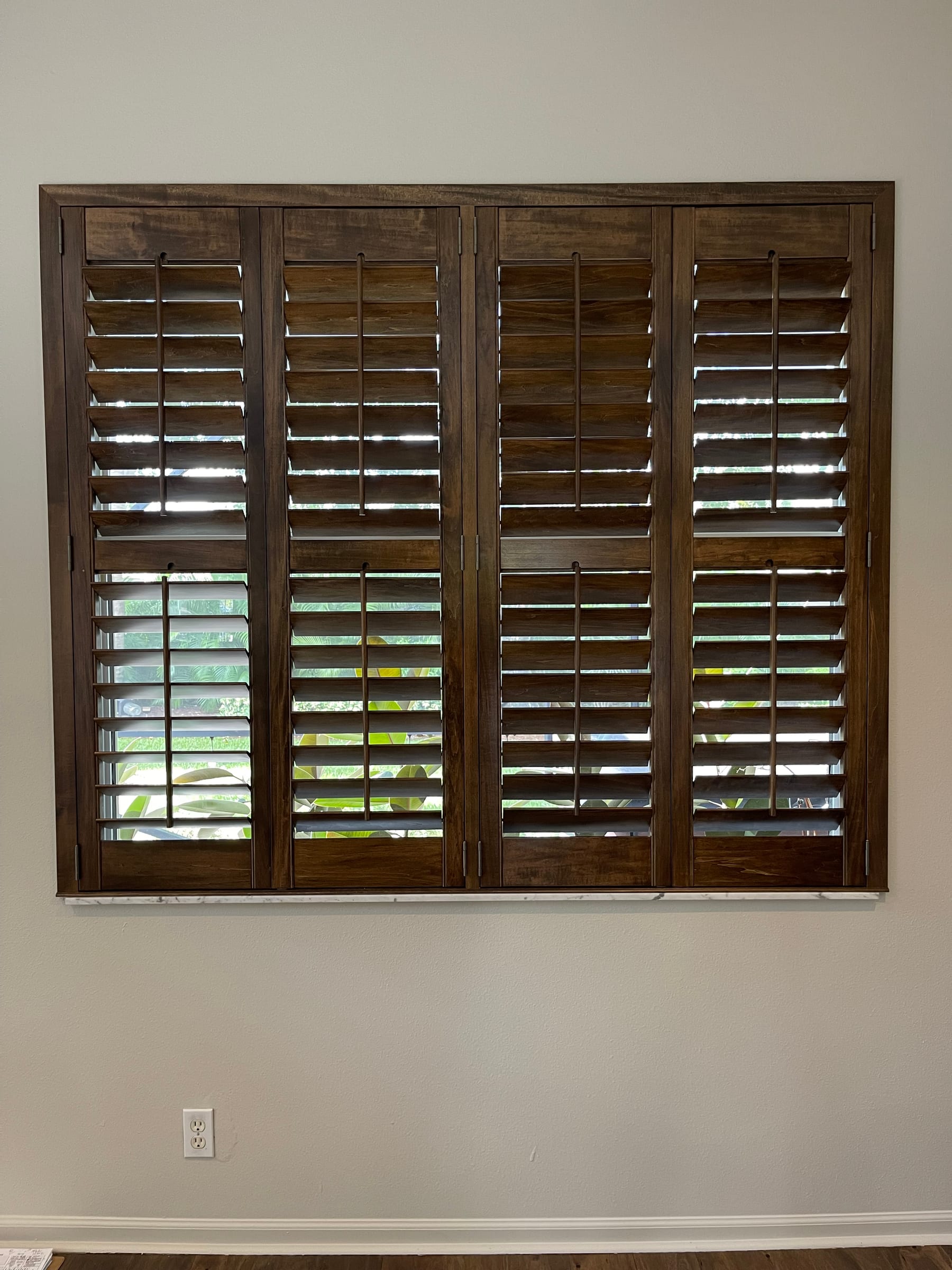 Shutters installed in a South Florida home