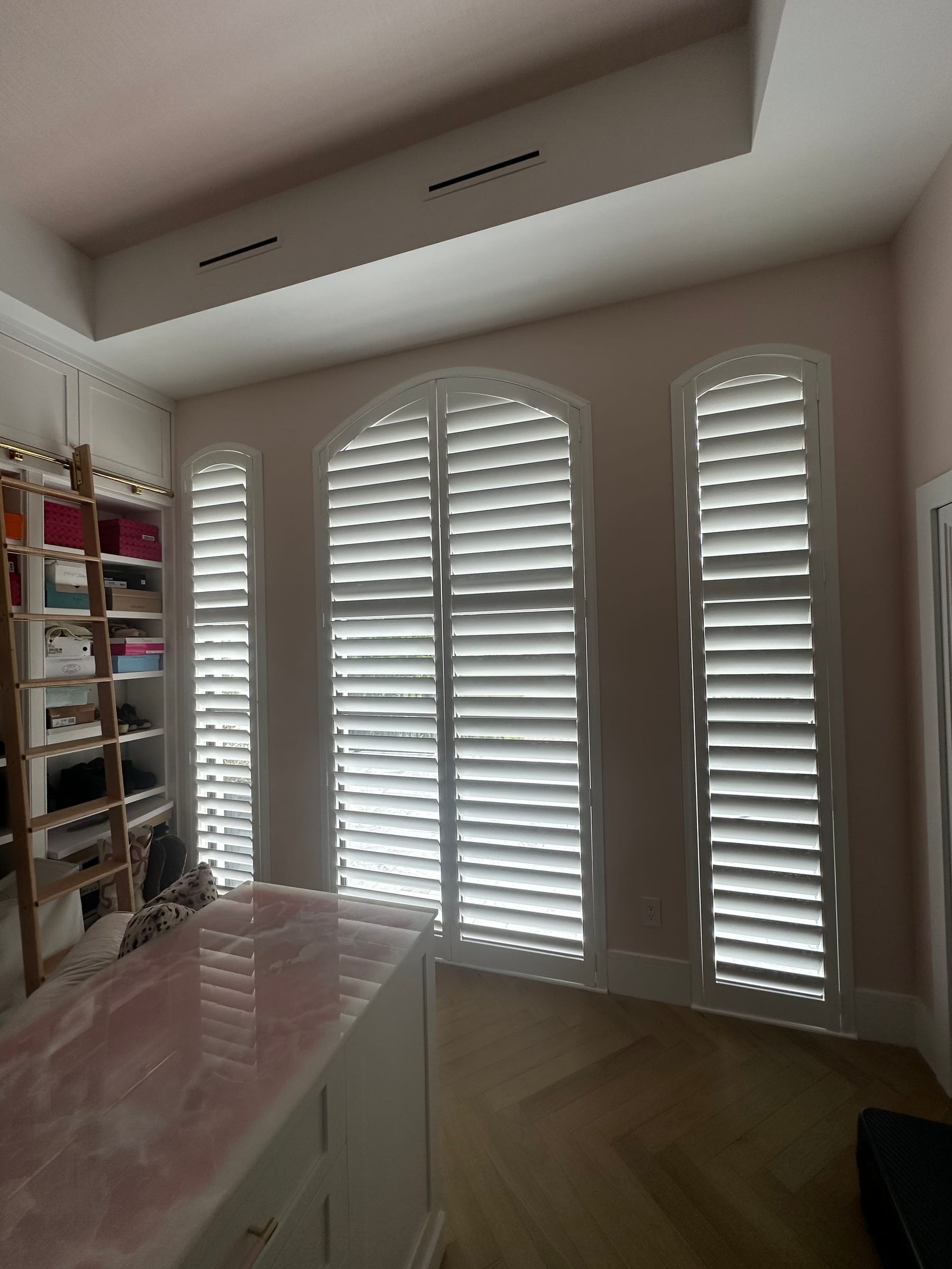 Shutters installed in a South Florida home
