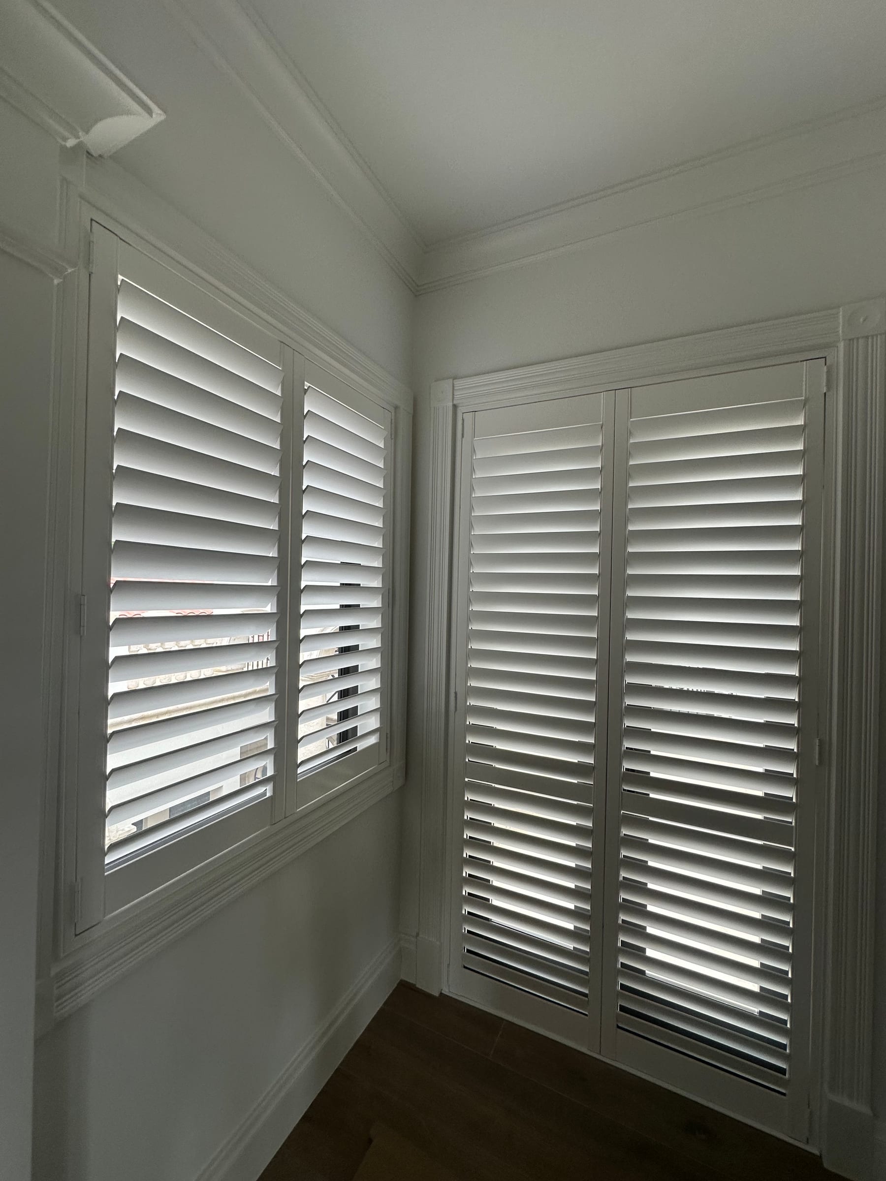 Shutters installed in a South Florida home