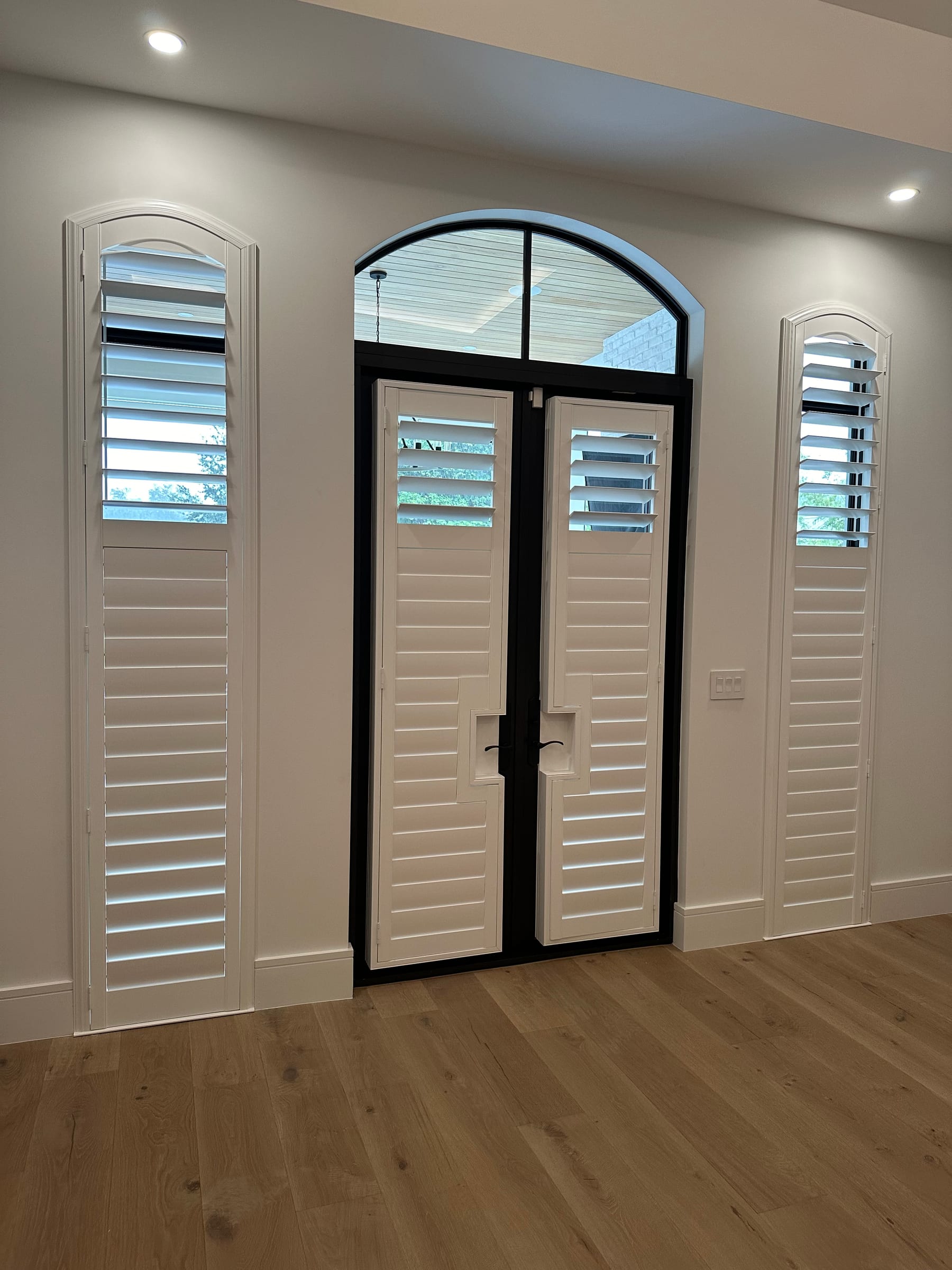 Shutters installed in a South Florida home