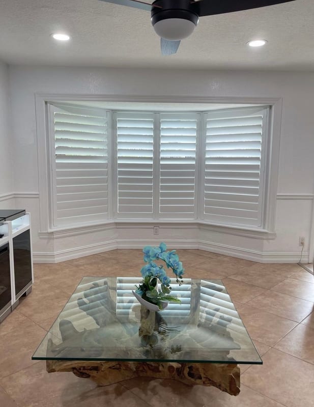 Shutters installed in a South Florida home
