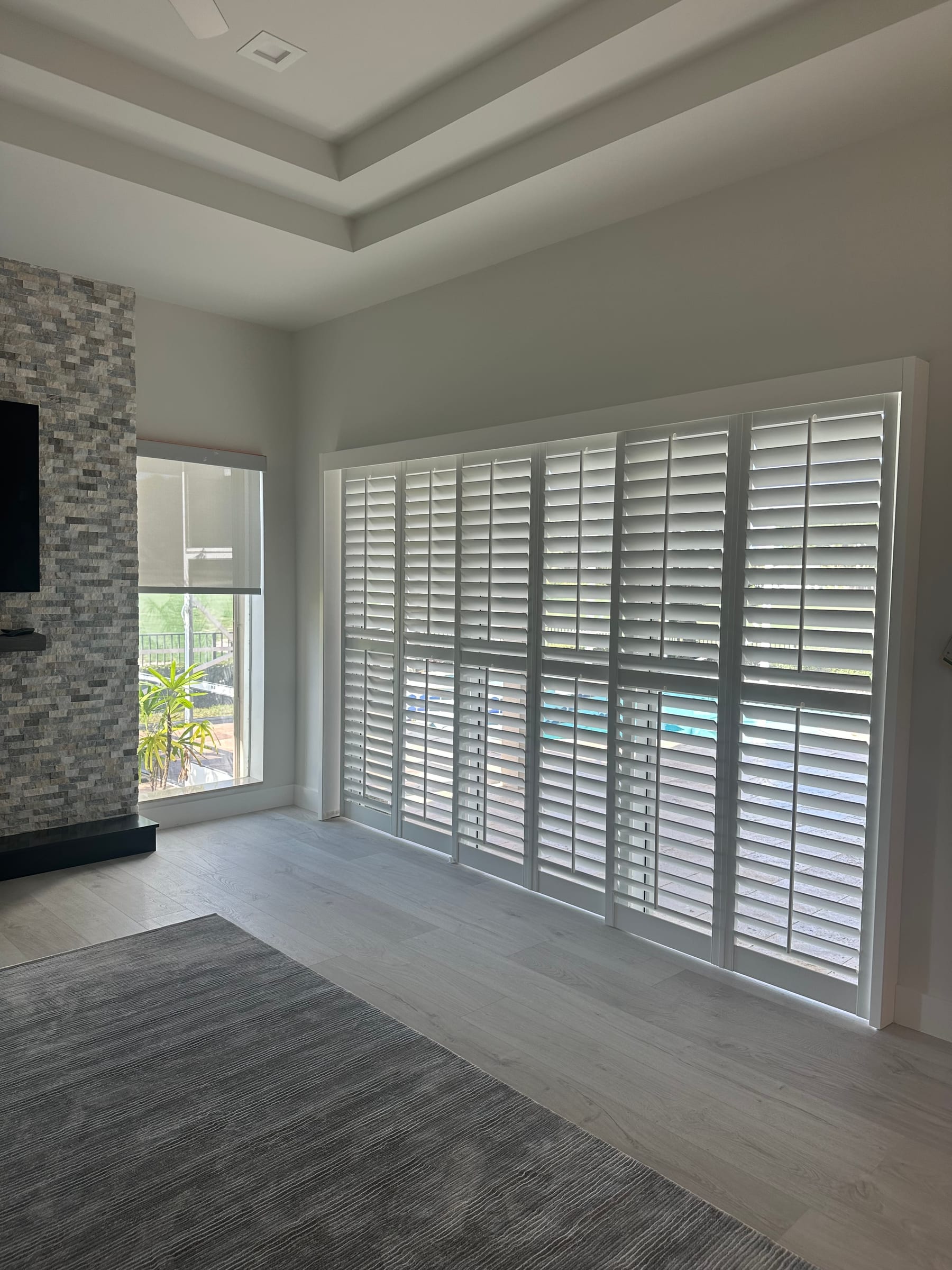 Shutters installed in a South Florida home