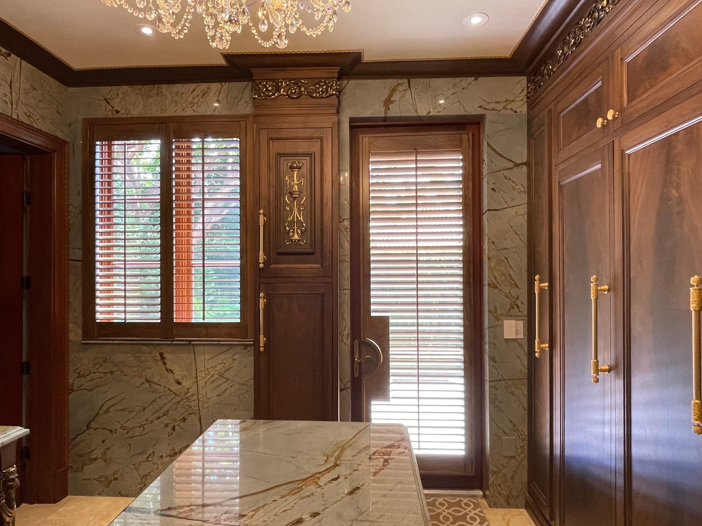 Shutters installed in a South Florida home