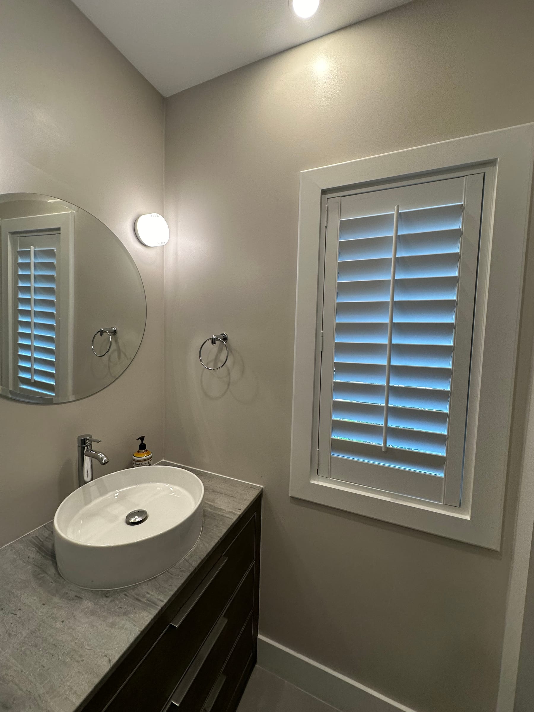 Shutters installed in a South Florida home