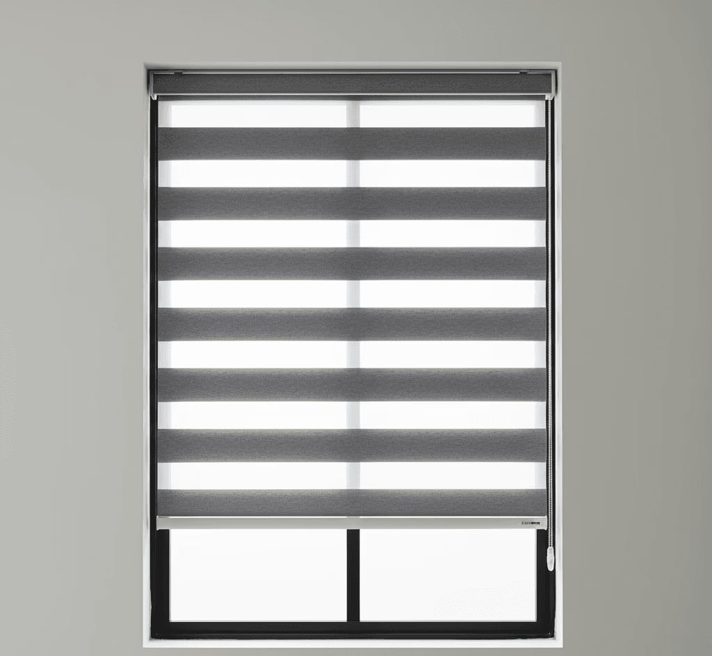 Layered zebra shades
