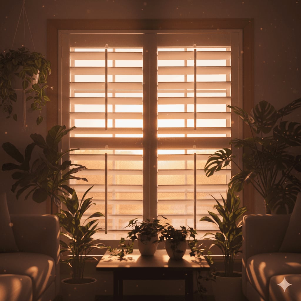 Synthetic poly shutters