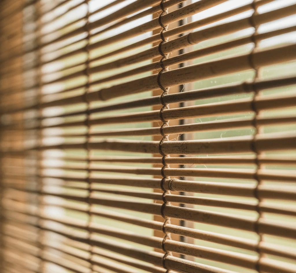 Natural woven shades