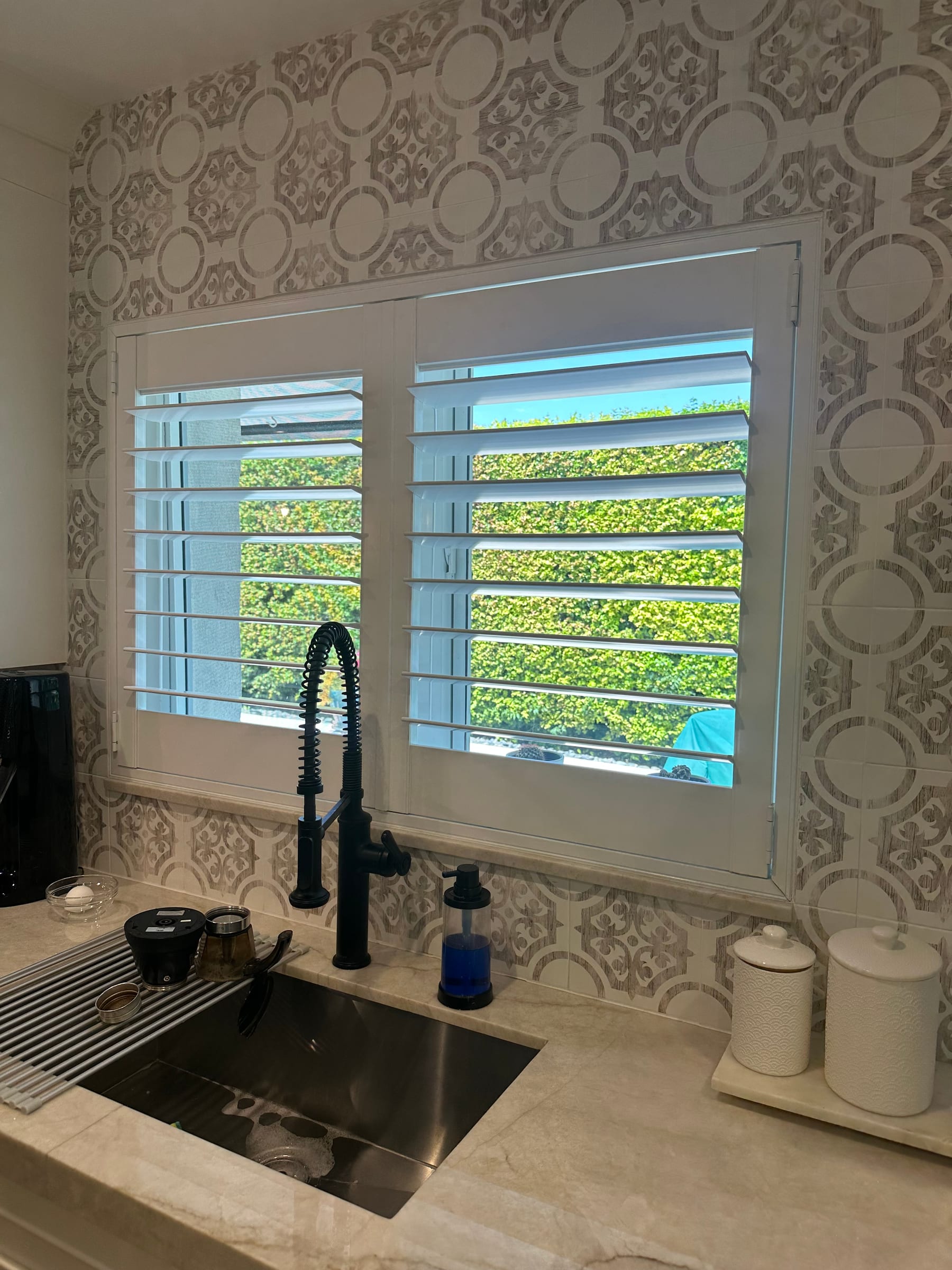 Shutters installed in a South Florida home