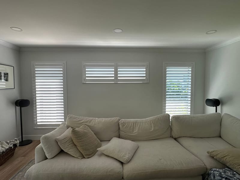 Shutters installed in a South Florida home