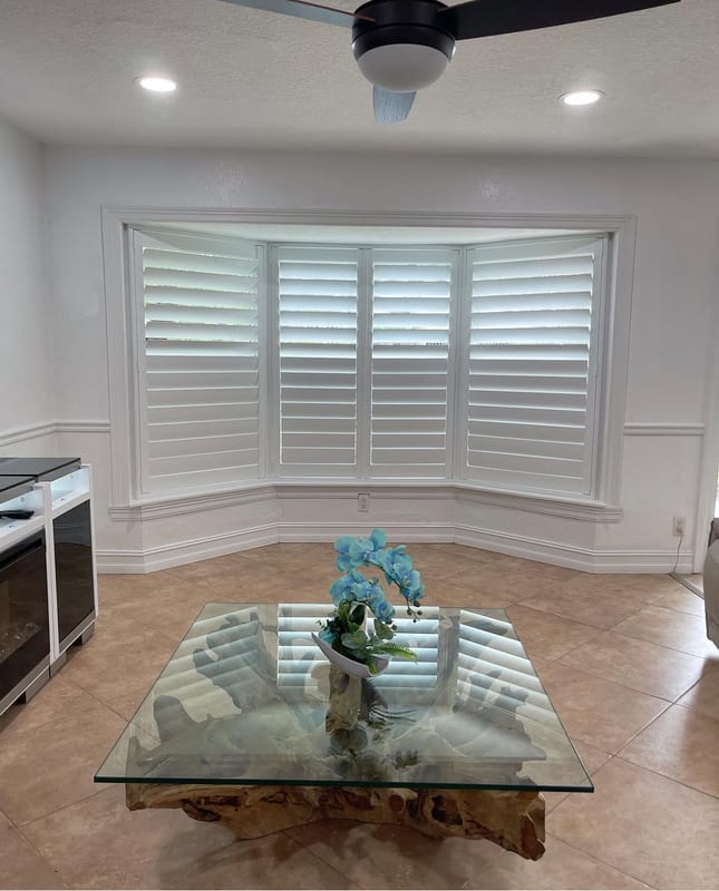 Shutters installed in a South Florida home